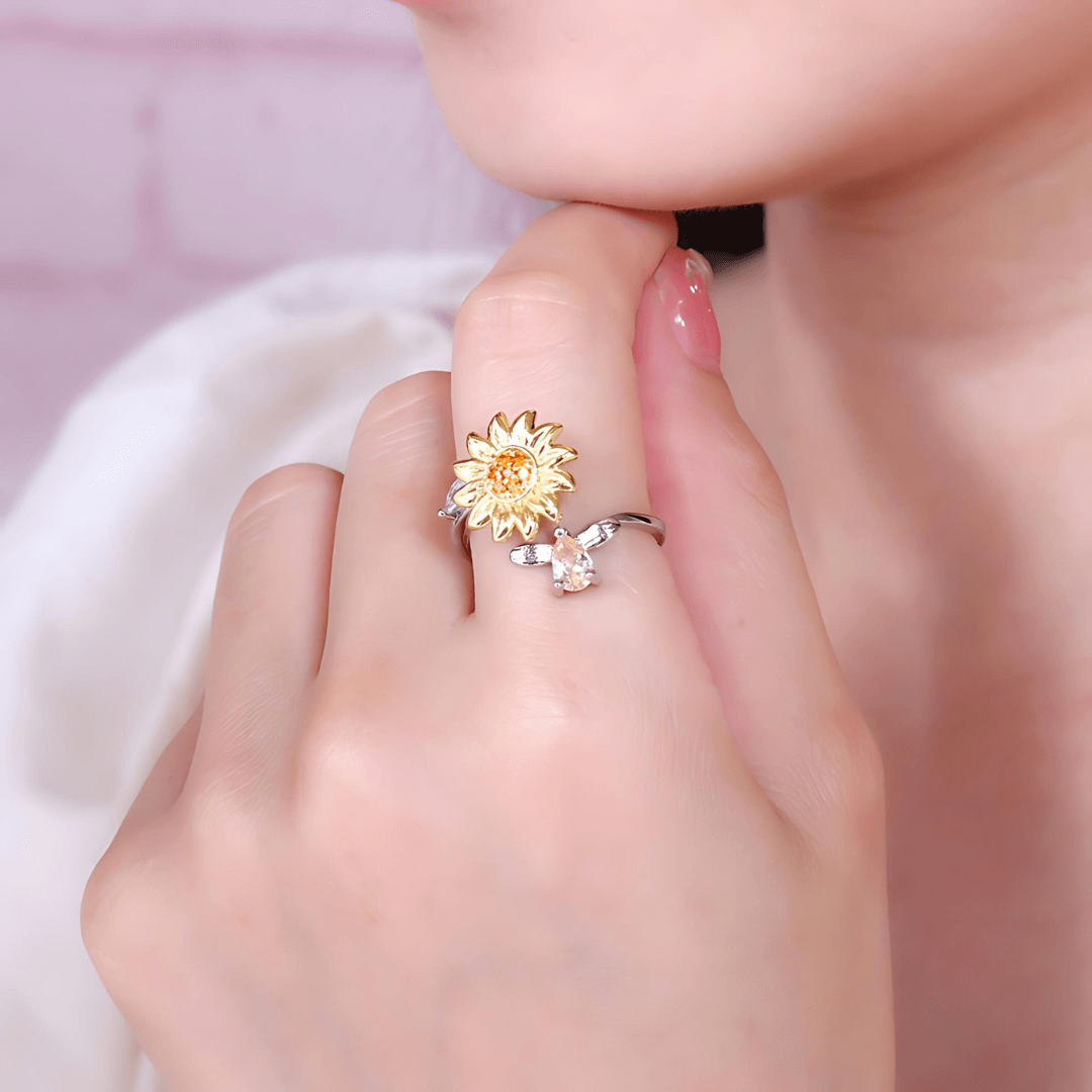 You're My Sunshine Spinning Anxiety Fidget Ring