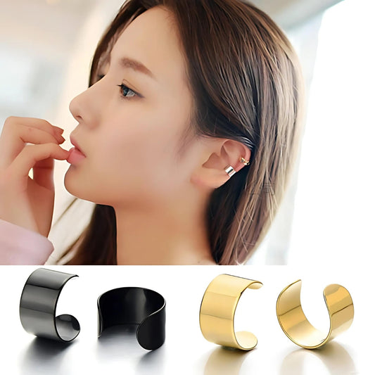 Surgical Steel Minimal C Shape Ear Clip Ear Cuff | ER8537