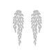 Trendy Marquise Leaf Drop Tassel Earrings