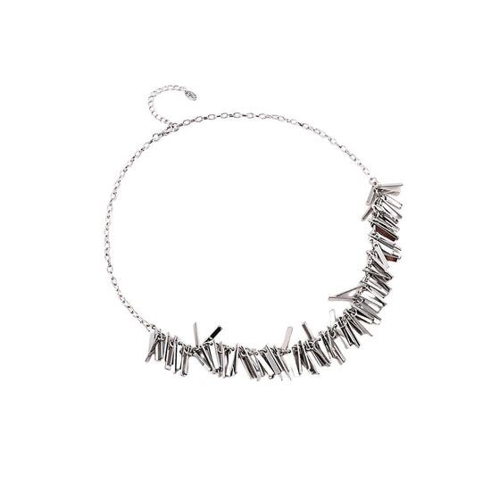 Chic Metallic Tassel Chain Necklace