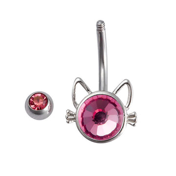 Kawaii Hello Kitty Belly Ring
