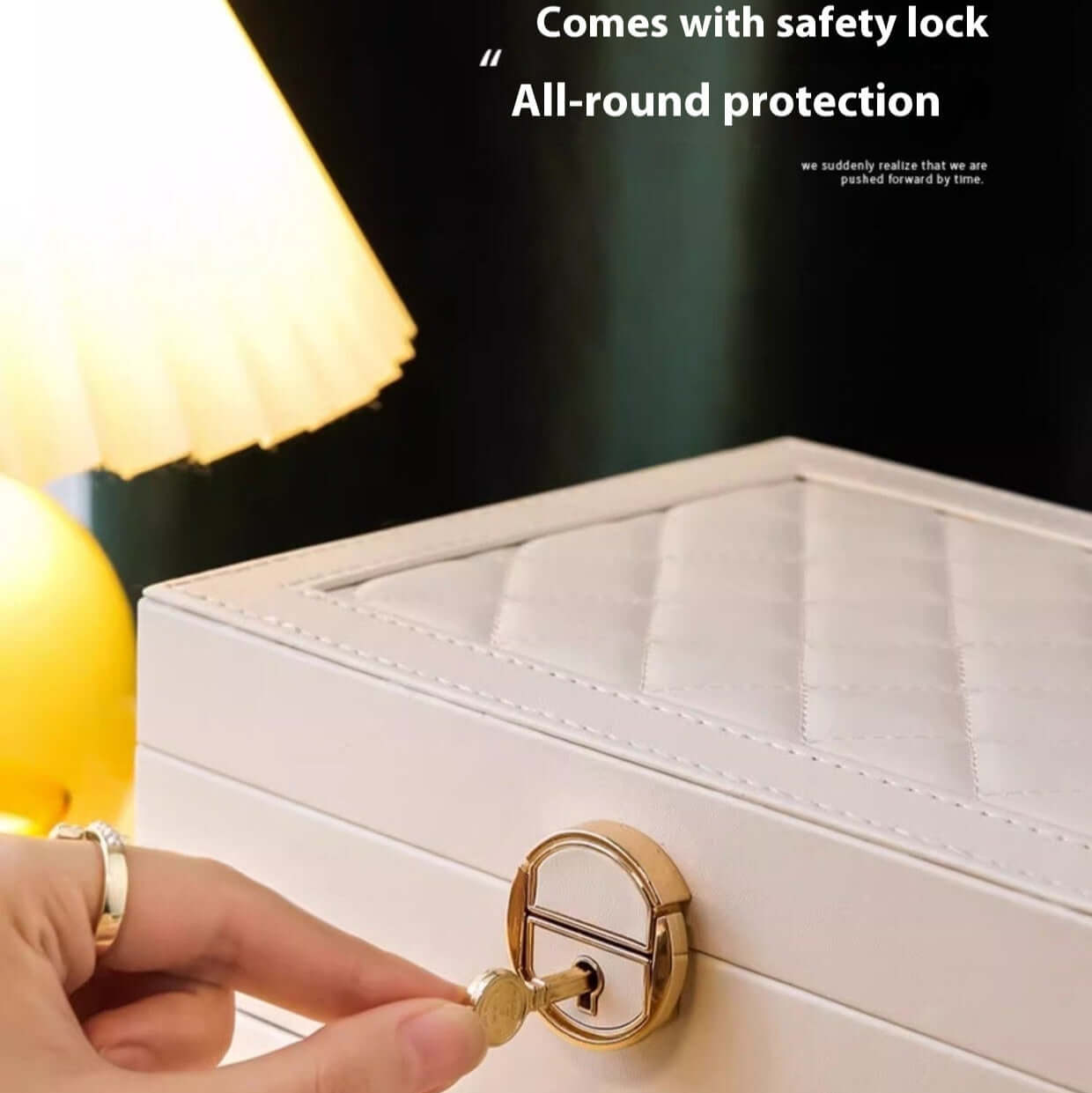 3 Layer Waterproof Necklace Ring Jewelry Organizer Box