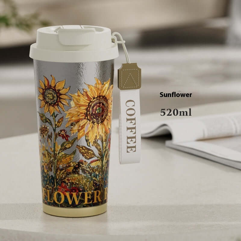 Titanium Coffee Mug Thermos Cup With Lid