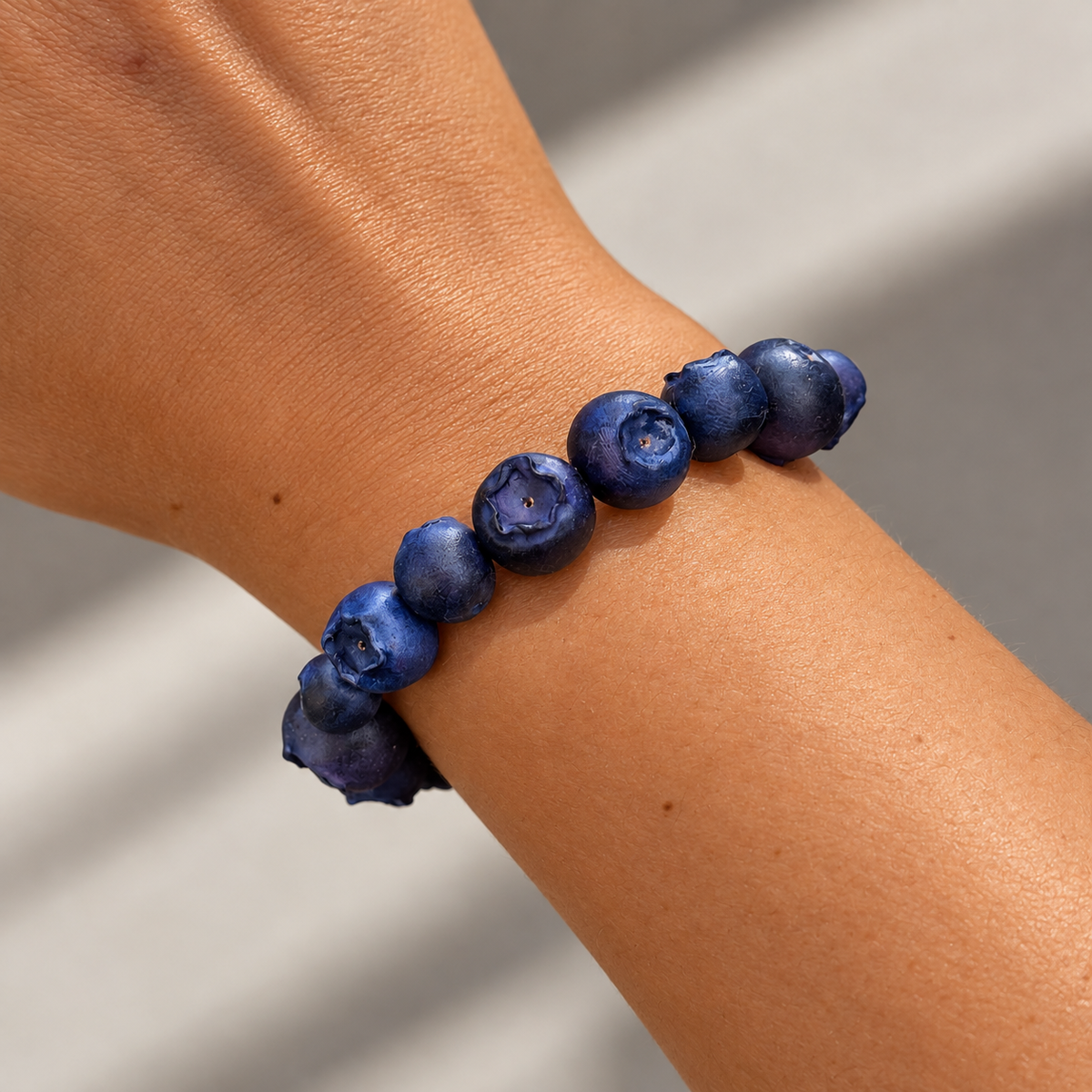 Juicy Orchard Fruit Beaded Bracelet