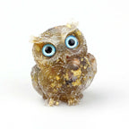 Crystal Stone Owl Ornaments Table Top Decoration