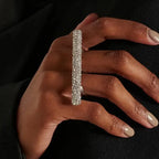 Chunky Rhinestone 2 Statement Index Ring | XX2024