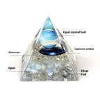 Handcraft Zodiac Pyramid Crystal Home Decoration Ornaments