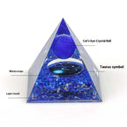 Handcraft Zodiac Pyramid Crystal Home Decoration Ornaments