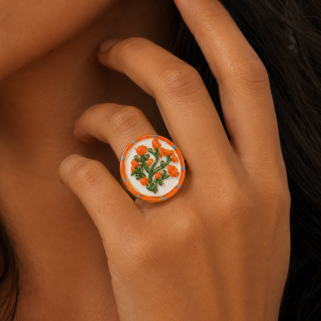 Spring Garden Flower Bloom Ring