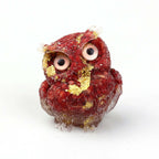 Crystal Stone Owl Ornaments Table Top Decoration