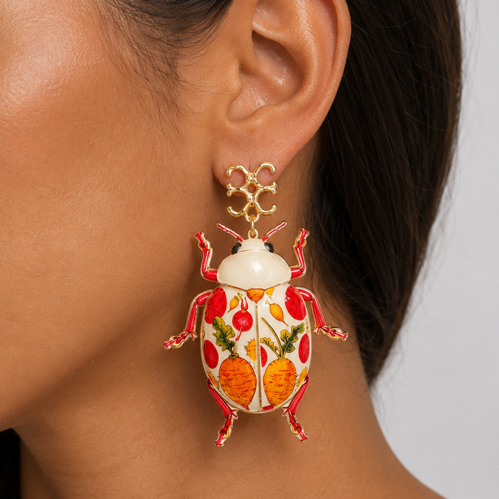 Quirky Acrylic Insect Earrings