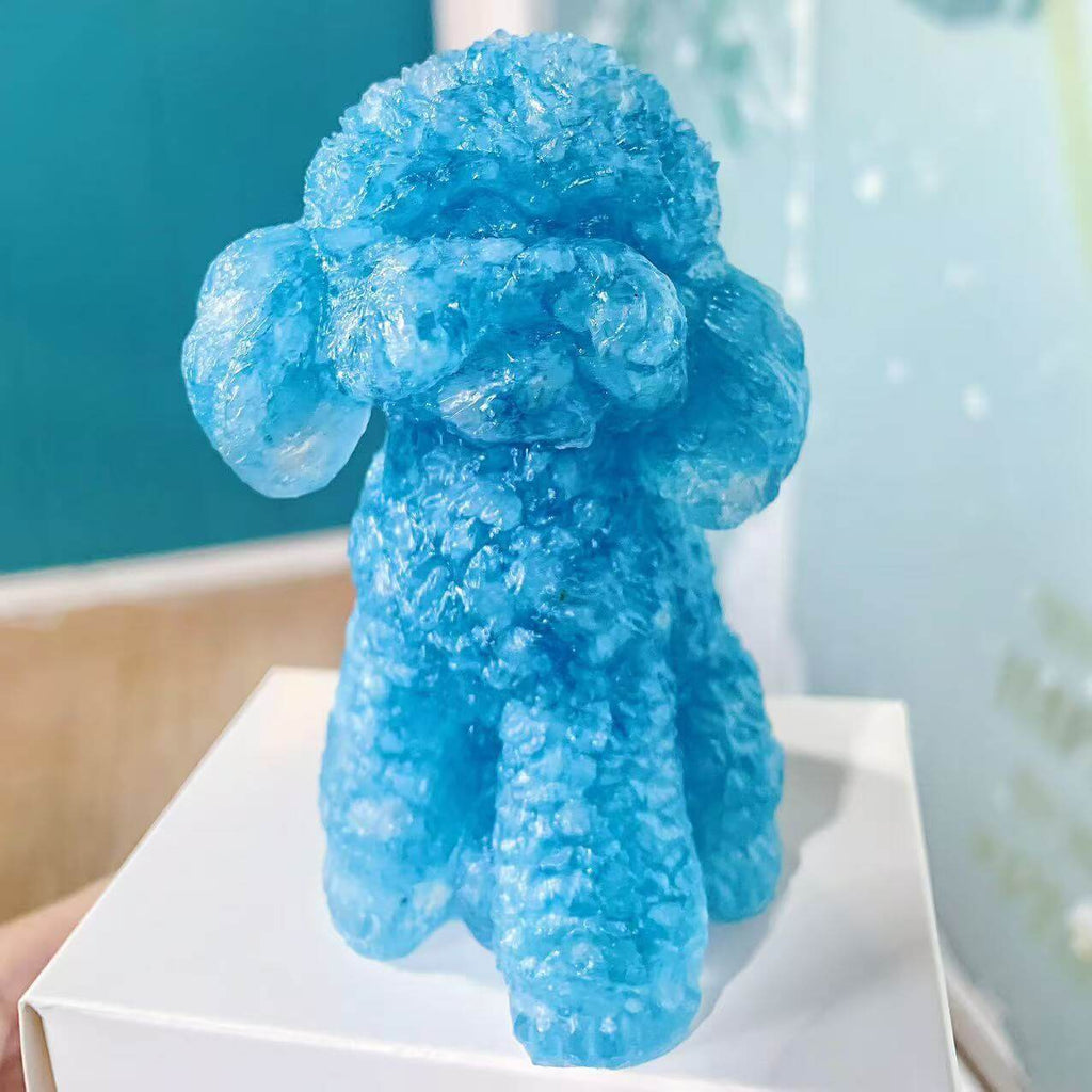 Epoxy Poodle Ornaments Home Decoration