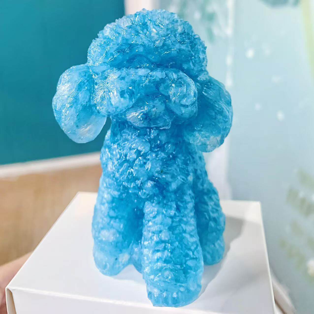 Epoxy Poodle Ornaments Home Decoration