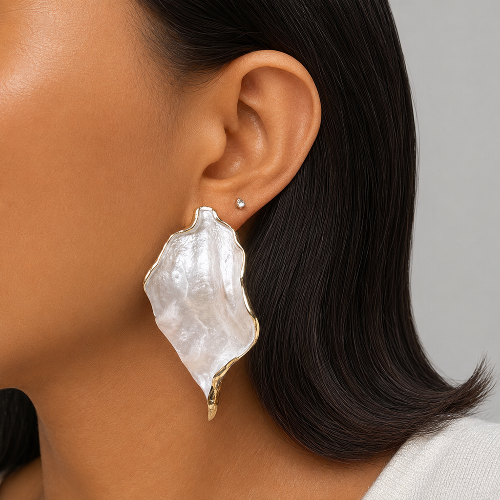 Glory Irregular Petal Earrings