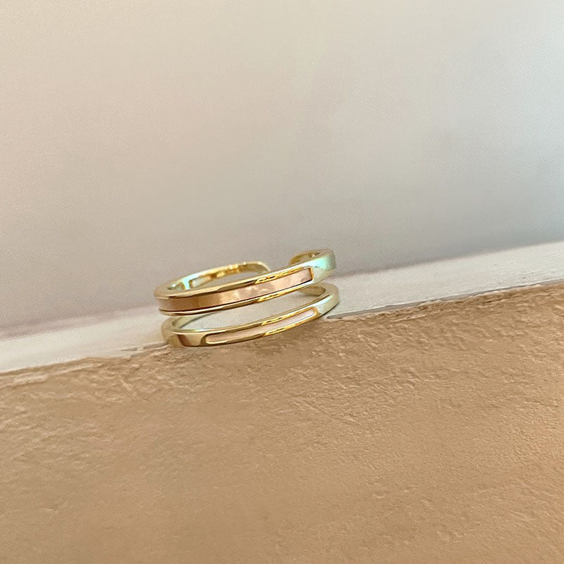 Conch Shell Layer Stacking Ring Set | A8385