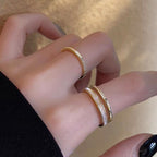 Conch Shell Layer Stacking Ring Set | A8385