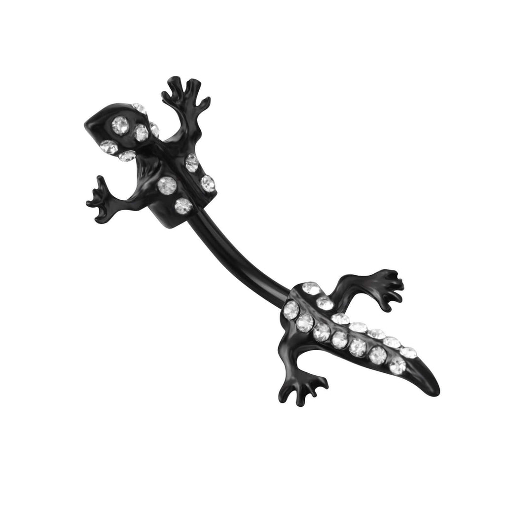 belly ring, belly piercing, belly button piercing, belly button rings, silver belly ring, lizard belly ring, animal belly ring