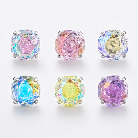 Aurora Rose-Cut CZ Flat Back Tragus Stud