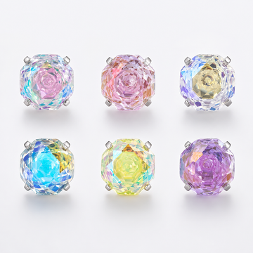Aurora Rose-Cut CZ Flat Back Tragus Stud