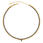 Black Gold Layering Necklace 