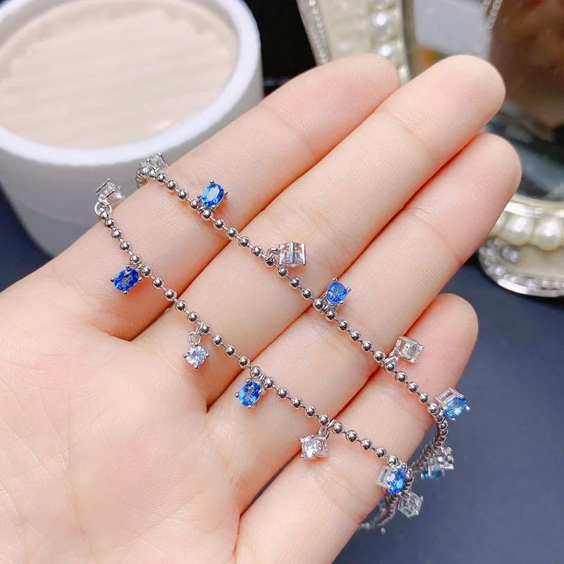  Blue Topaz Multistone Bracelet