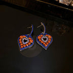 Bohemia Heart Drop Earrings 