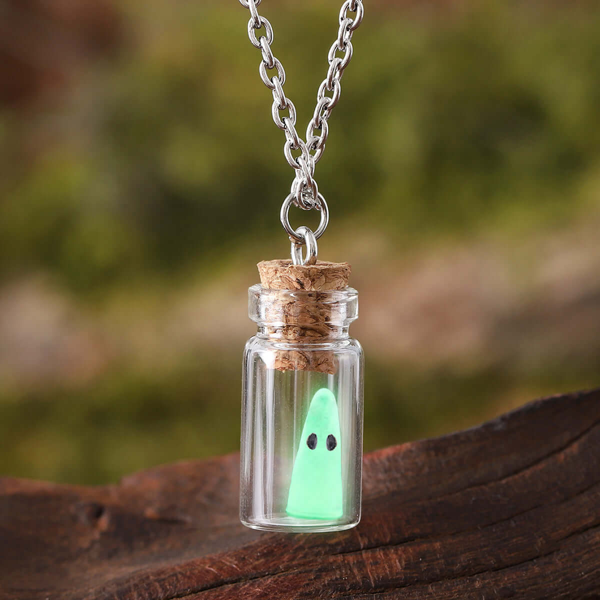 Adopt A Ghost Light Up Halloween Drop Earrings Necklace Set