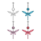 belly ring, belly piercing, belly button piercing, belly button rings, silver belly ring, butterfly belly ring