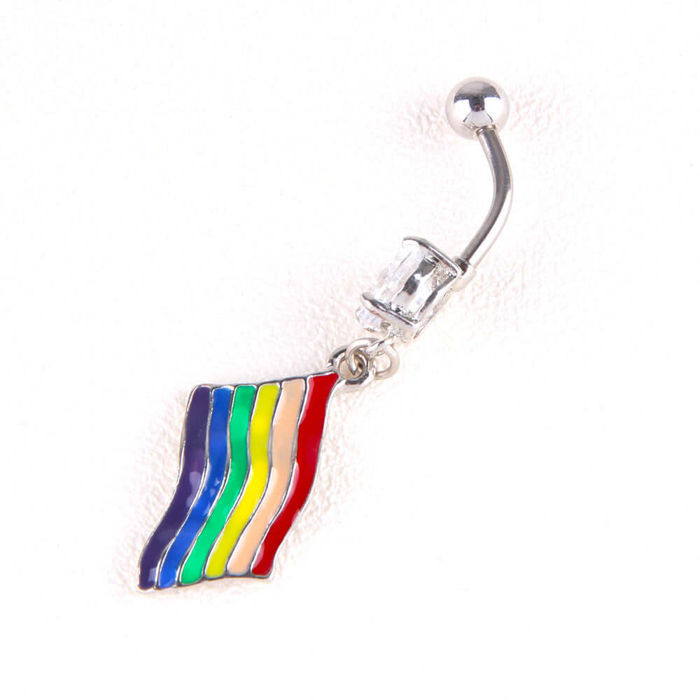 belly ring, belly piercing, belly button piercing, belly button rings, colorful belly rings, flag belly rings