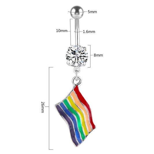 belly ring, belly piercing, belly button piercing, belly button rings, colorful belly rings, flag belly rings