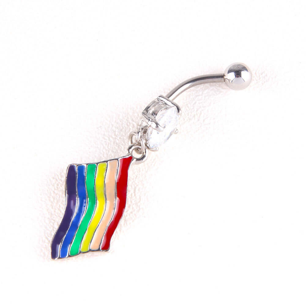 belly ring, belly piercing, belly button piercing, belly button rings, colorful belly rings, flag belly rings