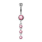 Color Dreamcatcher Dangle Navel Belly Rings