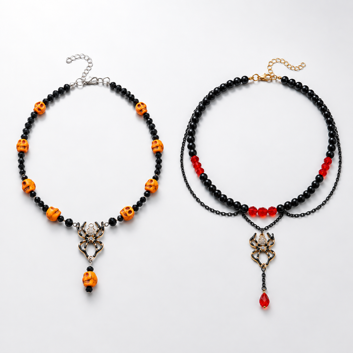Trick or Treat Halloween Charm Necklace