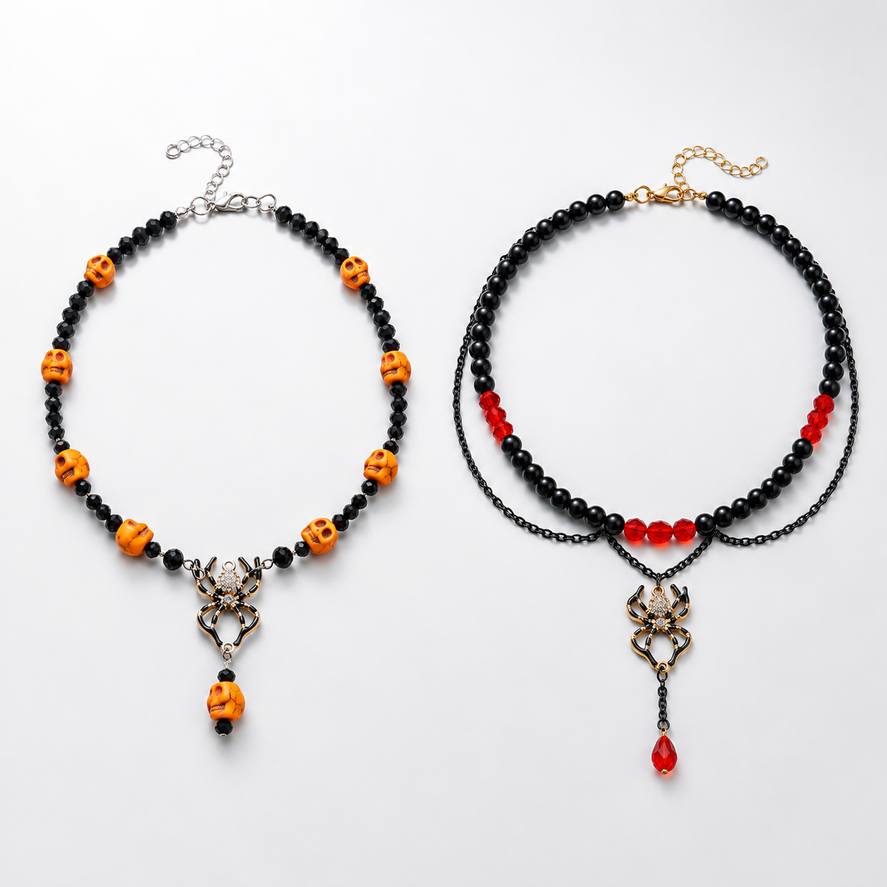 Trick or Treat Halloween Charm Necklace