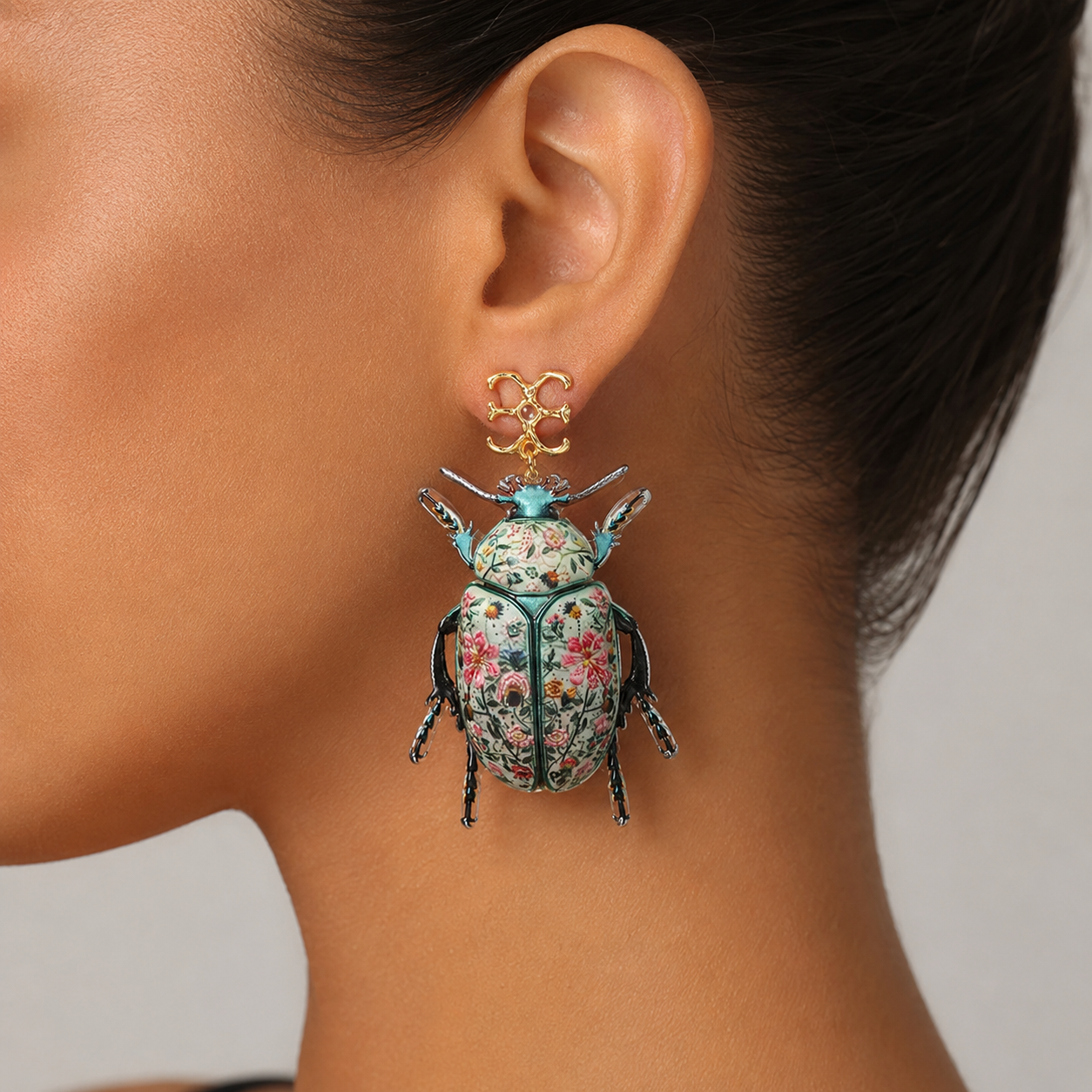 Quirky Acrylic Insect Earrings