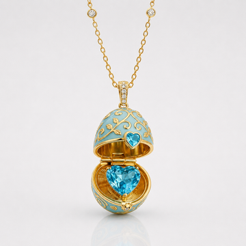 Hidden Treasure Surprise Egg Necklace