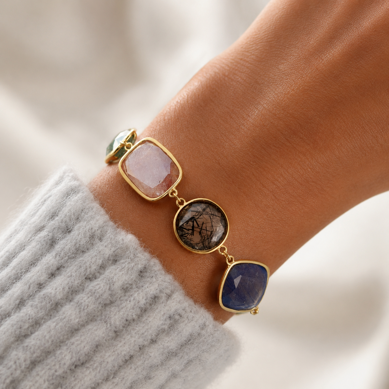 Rutilated Quartz Spiritual Bracelet