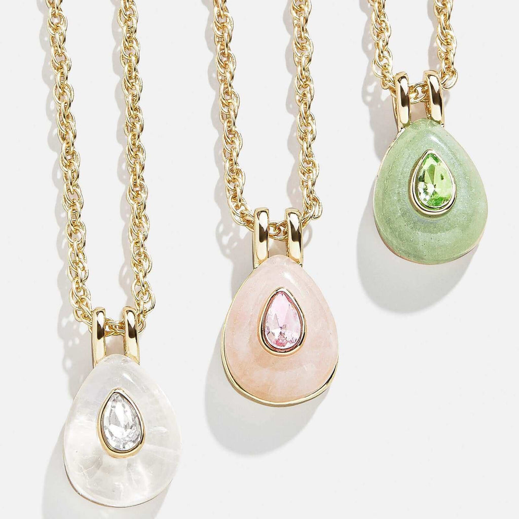 Colorful Birthstone Pendant Necklace