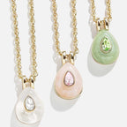 Colorful Birthstone Pendant Necklace