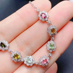 Colorful Gemstone Jewelry Bracelet