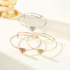 Colorful Heart Memory Photo Bangle