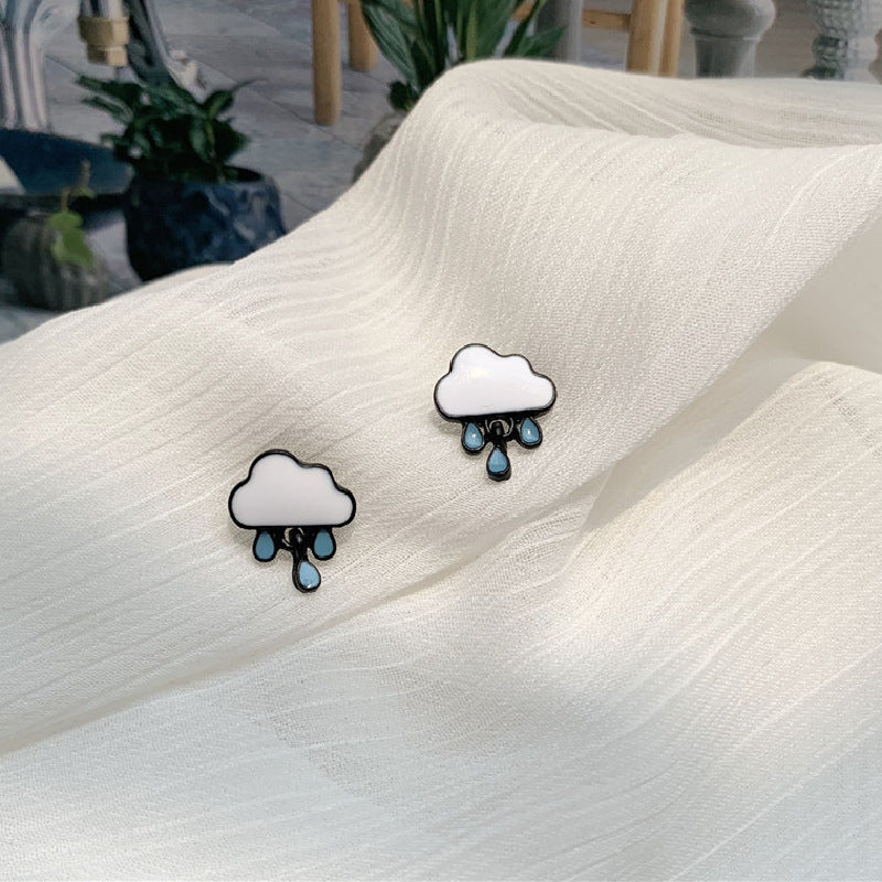 Cute Cloud Raindrop Earrings