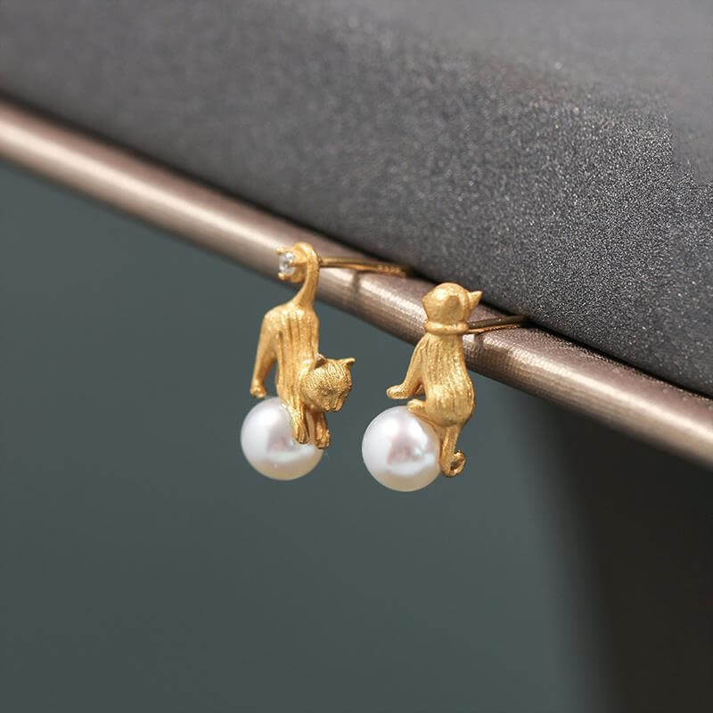 Cute KittenCat Pet Earrings