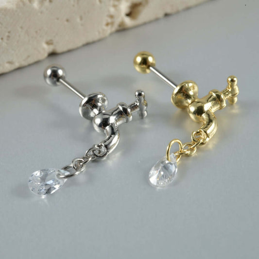 Faucet Waterdrop Cartilage Tragus Earrings