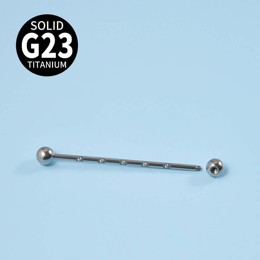 G23 Opal Double Hole Industrial Bar | DL3082