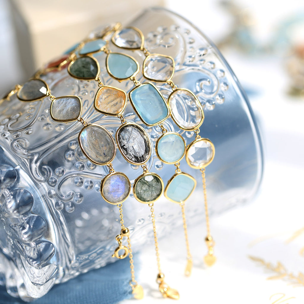 Dainty Colorful Birthstone Bracelet