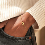 Daughter Mother Gold Knot Gift Bracelet