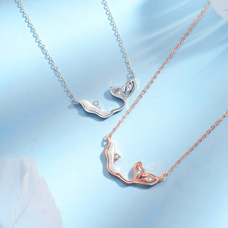 Dolphin Pendant Ocean Necklace