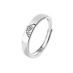 Holding Hands Silver Ring Valentine Gift