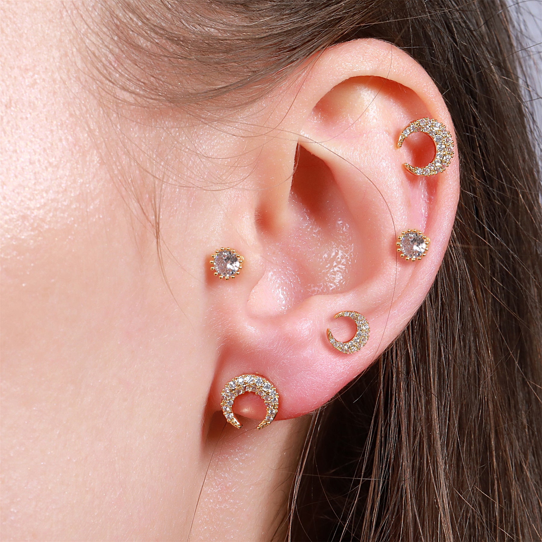 cartilage earrings, piercing jewelry, cartilage piercing, body jewelry, helix piercing, helix earrings, tragus piercing, star earrings, star cartilage earrings